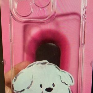 Case-Mate Clear Phone Case with Bear Design
